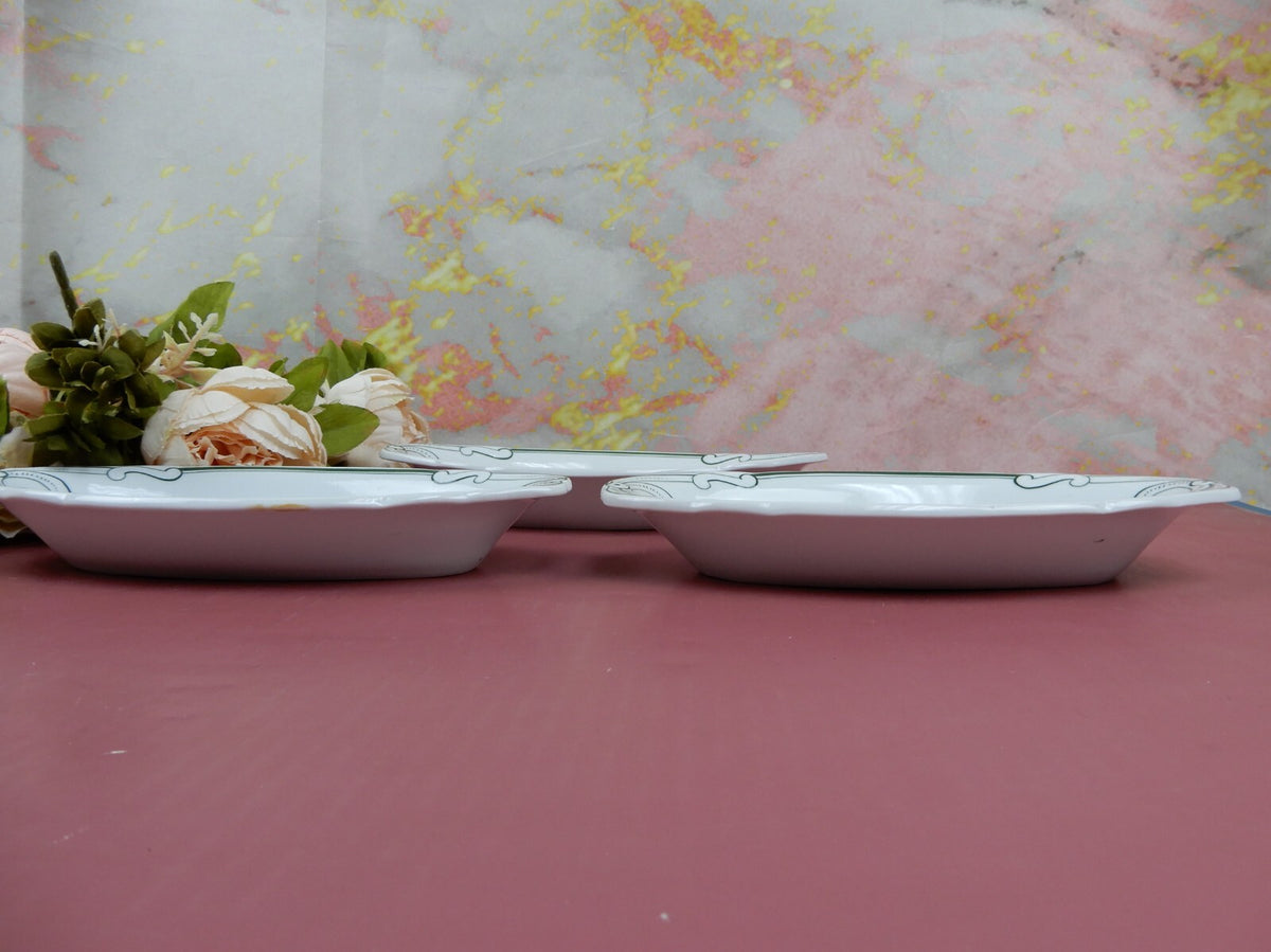 Set of 3 Heinrich H&C Selb Bavaria Ironstone Relish/Celery Dish