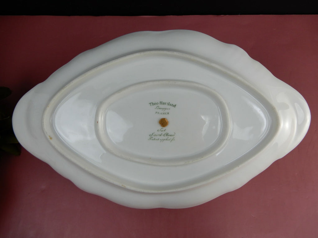 Theo Haviland Limoges France Porcelain Gravy Boat Saint Cloud