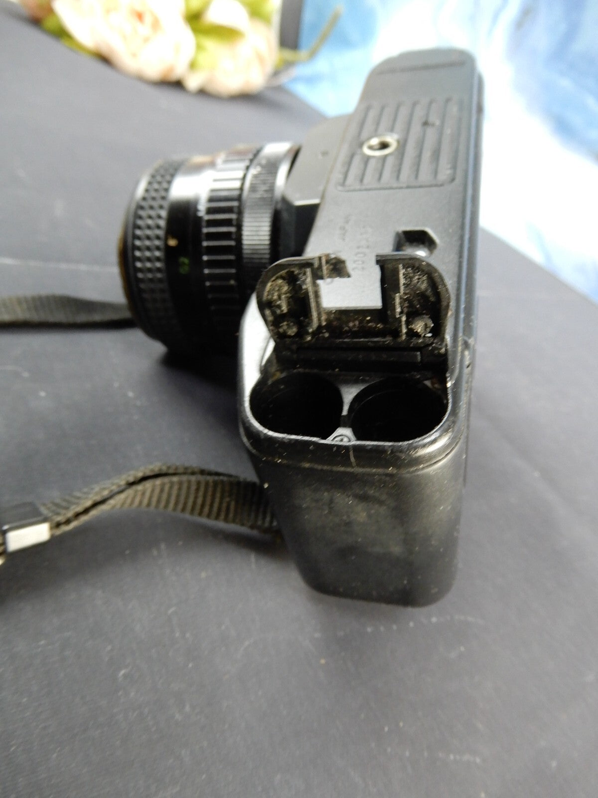 Canon T50 35mm SLR Film Camera FOR PARTS OR REPAIR AS IS