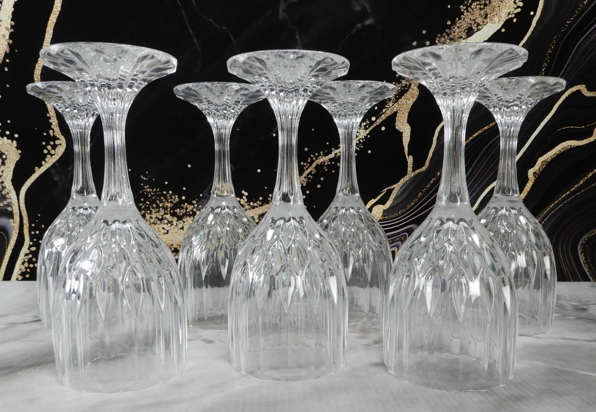 Set 7 Cristal D'Arques - Durand Bretagne Wine Glass - 6 1/2" Hold 6oz