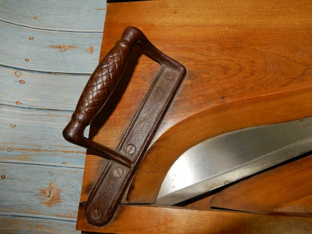 Antique Jacobs Bros. Meat Slicer w/ Stand Home Decor