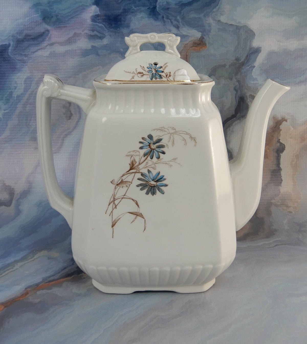 Antique Vintage Wood & Son England "Sylvan" Coffee Pot
