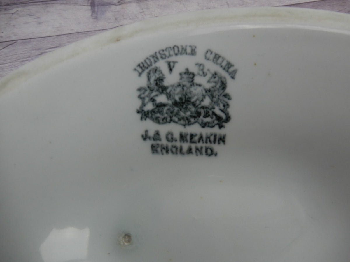 J. & G. Meakin Genuine Ironstone White Serving Bowl NO LID Made in England