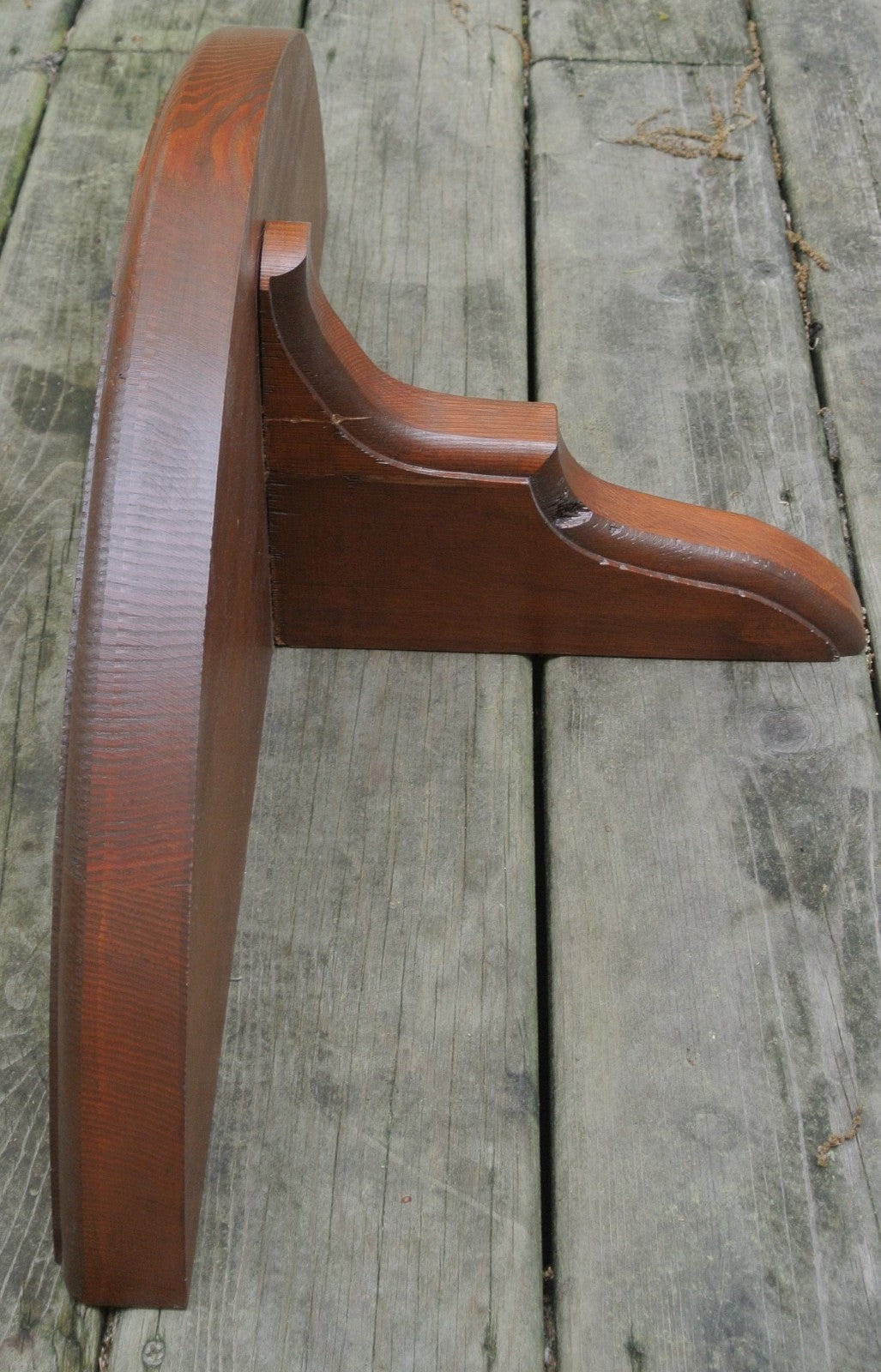 Vintage Heavy Wall Wood Shelf  24-1/2" Long