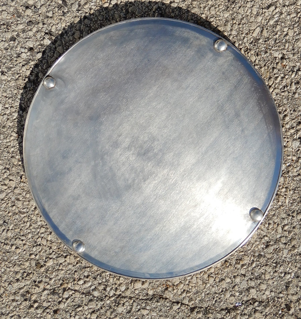20-1/2"  Sheffield Tray Silver Plated on Copper Chased Detail, Reticulated Edge