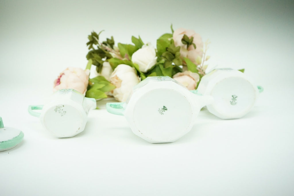 C. Tielsch  Altwasser Silesia Small Teapot,Creamer and Sugar Bowl
