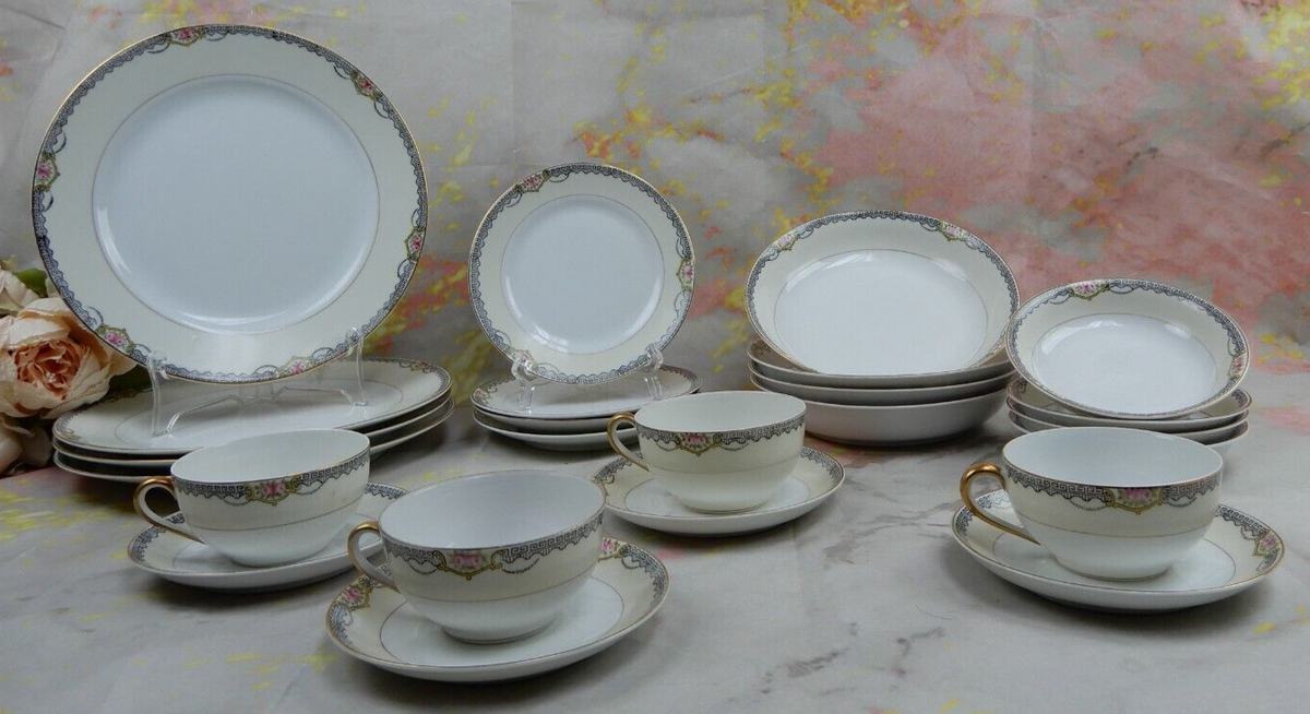 Vintage 24 Piece  Noritake "DEERLODGE" China~ 4 Place Setting
