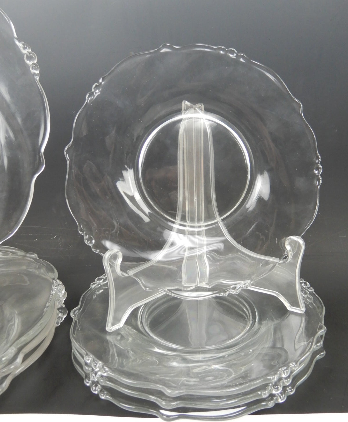 16 Pieces 4-Piece Set for 4 Place Setting in Heisey Waverly Pattern