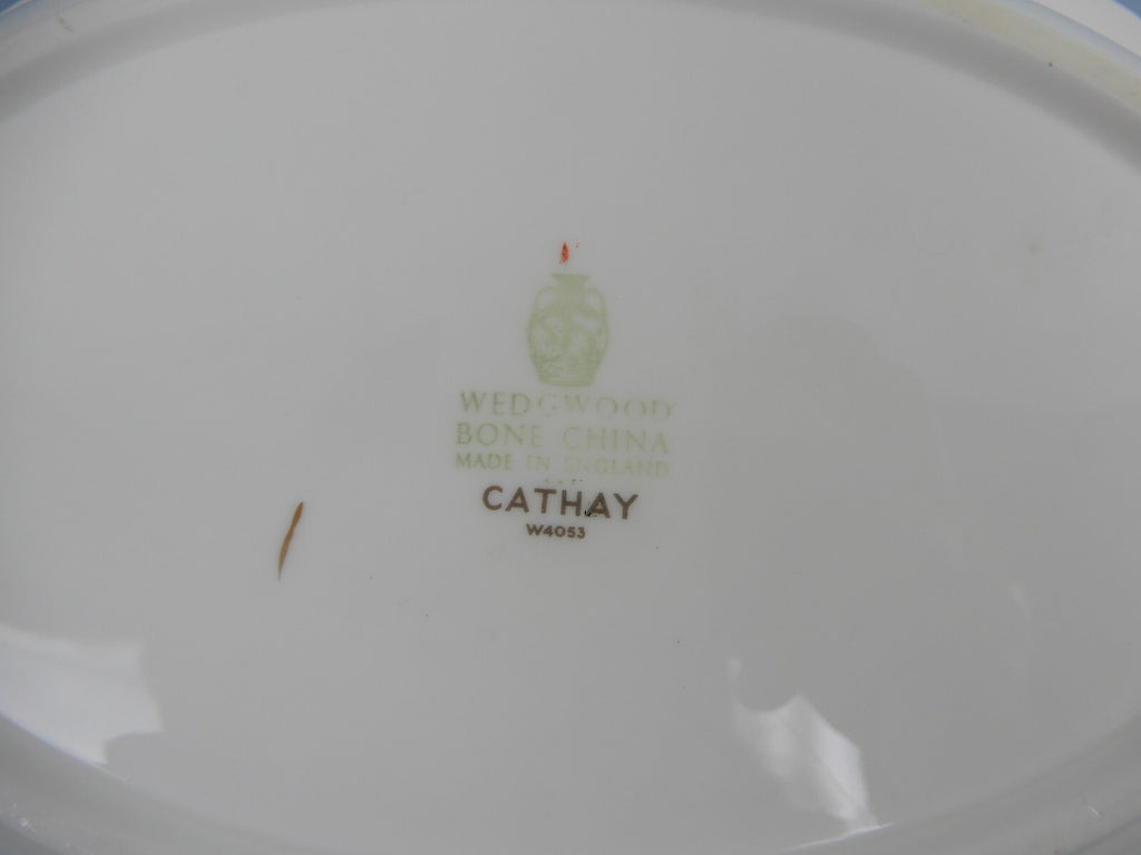 Vintage Wedgwood "Cathay" Pattern~ Platter and Oval Vegetable Bowl