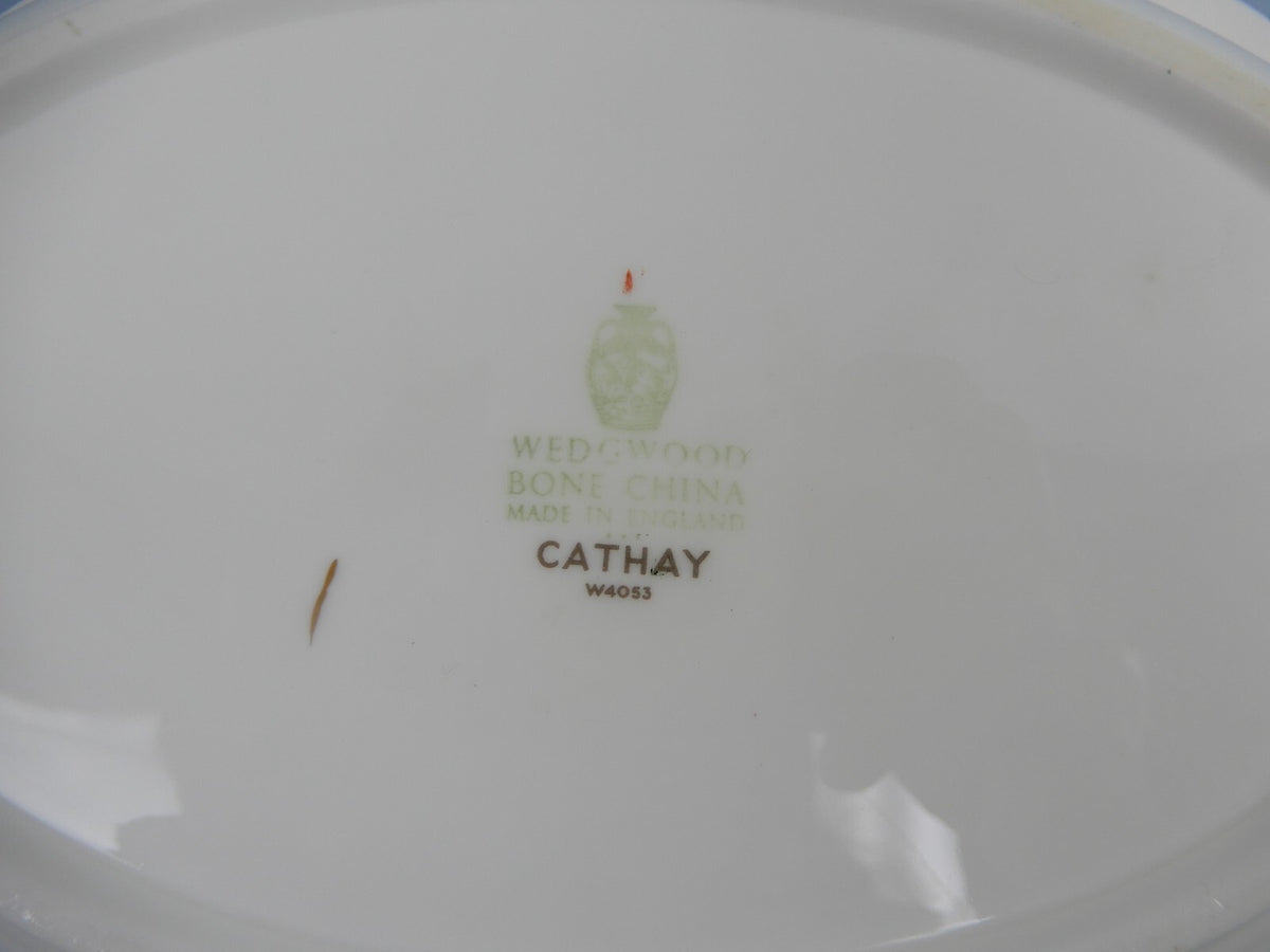 Vintage Wedgwood "Cathay" Pattern~ Platter and Oval Vegetable Bowl