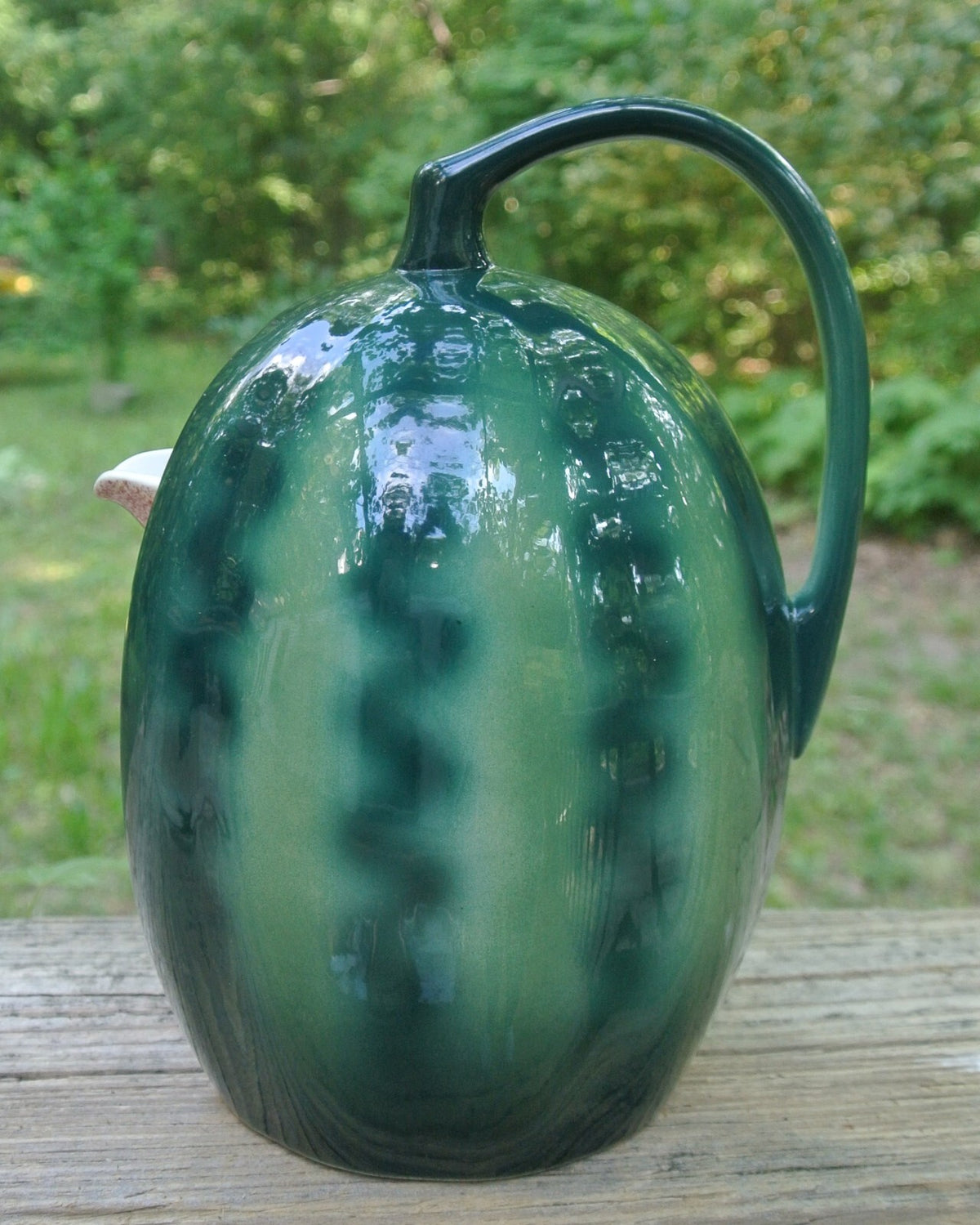 Vintage Ceramic Watermelon by Stafford Original 1983 Pitcher Made in Japan