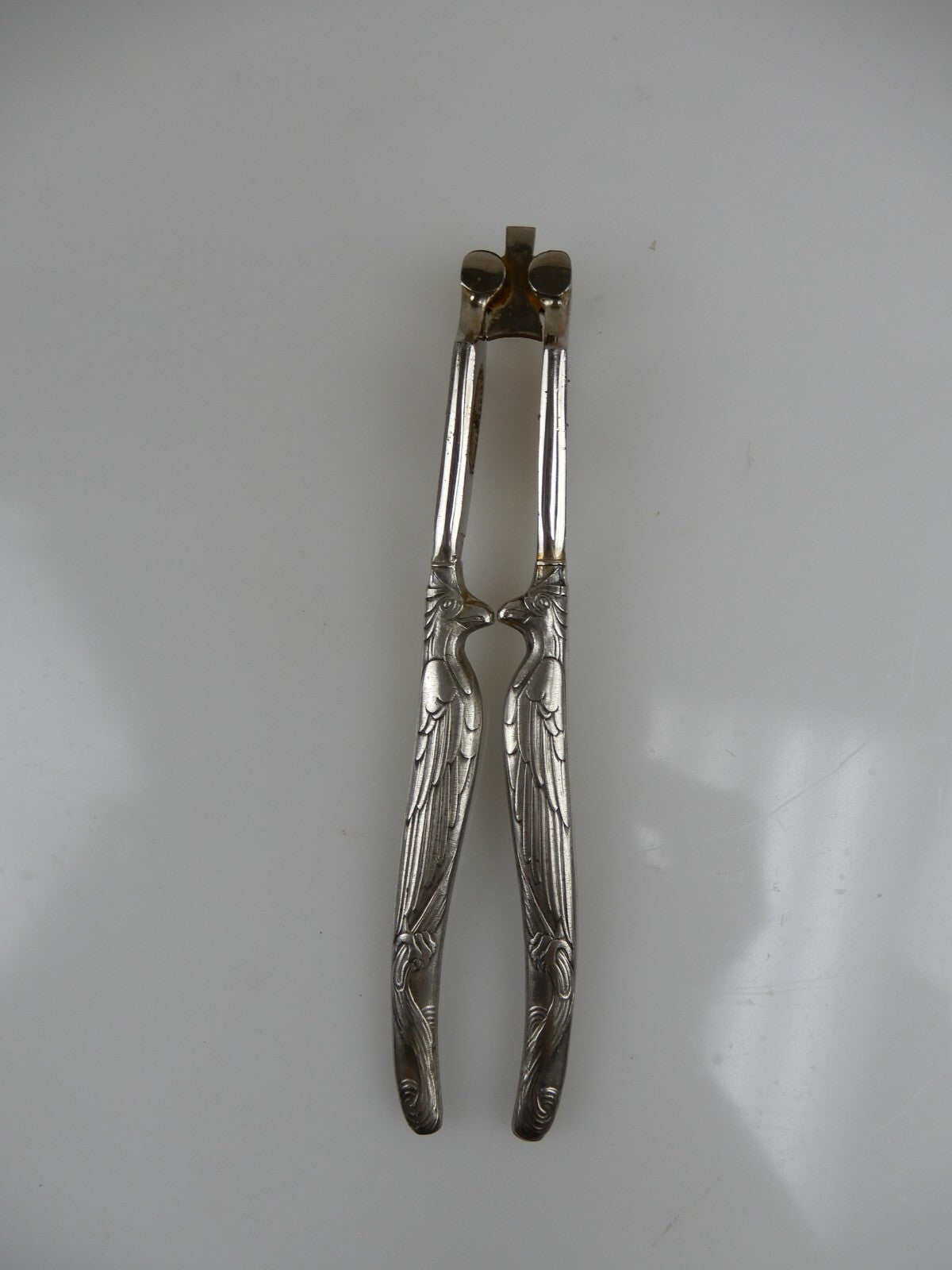 Stoeker Germany Nut Cracker Eagle Handles 1920 Chromed Steel  Old kitchen Tool