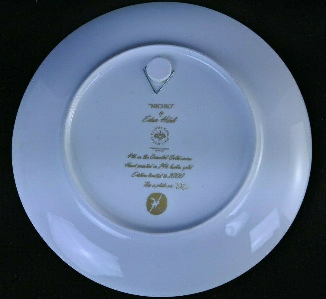 Lot Of Three Hibel Decorative Collector Plates Made By Knowles And Rosenthal
