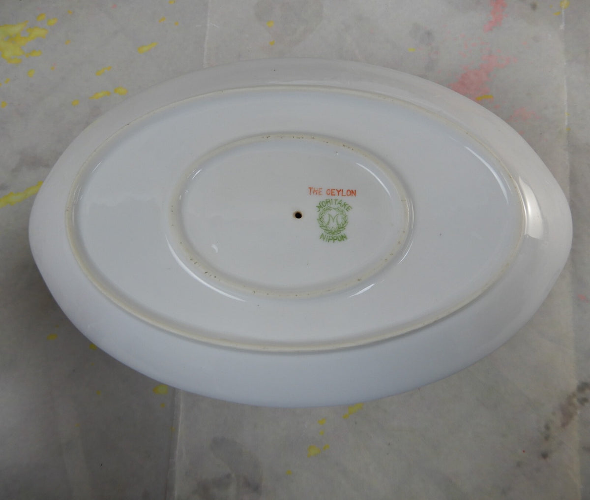 Set of Two Vintage Noritake Morimura "THE CEYLON"  16" Platter and Gravy Boat