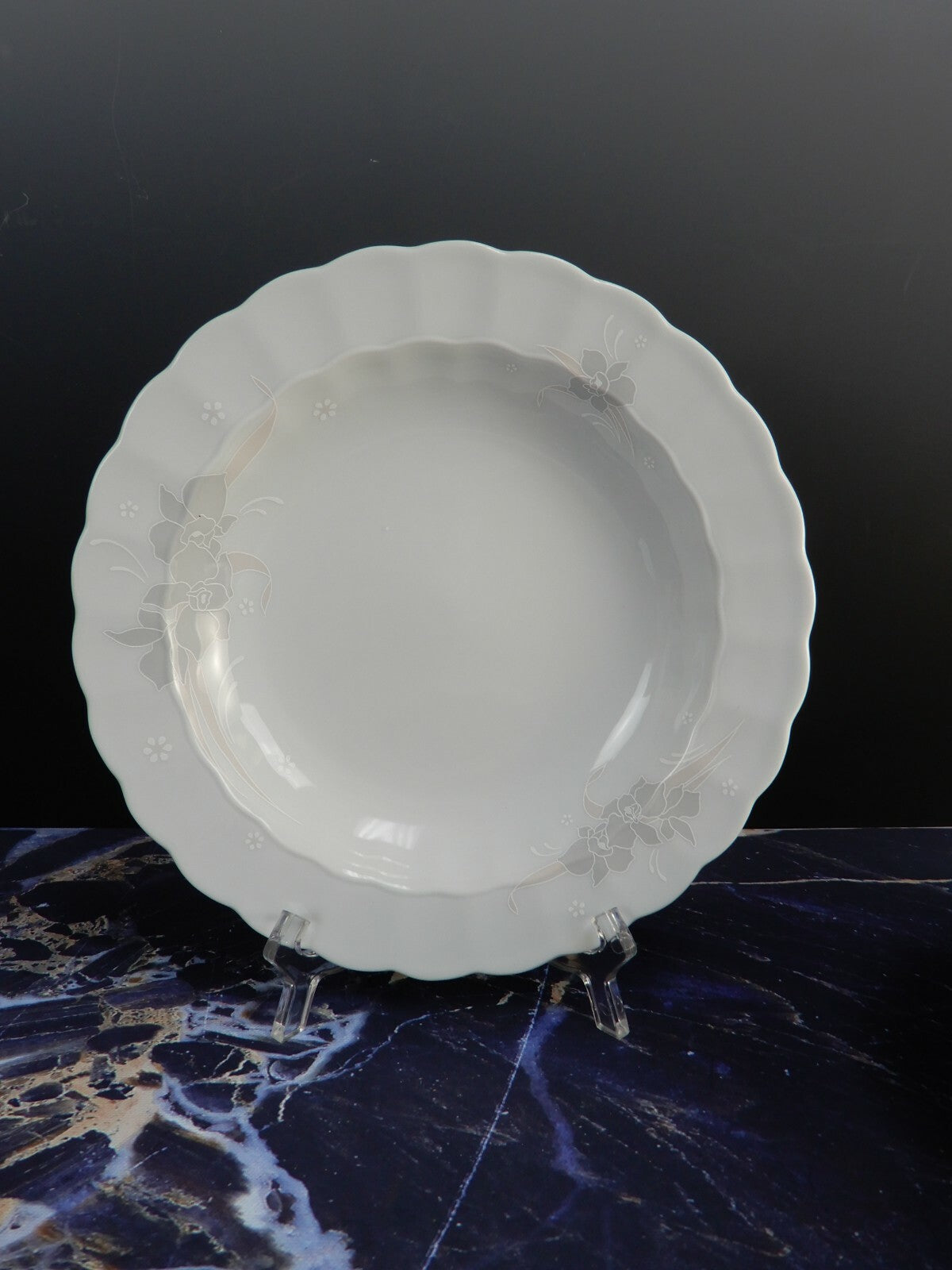 5 Piece Eschenbach Porzellan Toledo Orchid Decor 2665 Coupe Soup Bowls