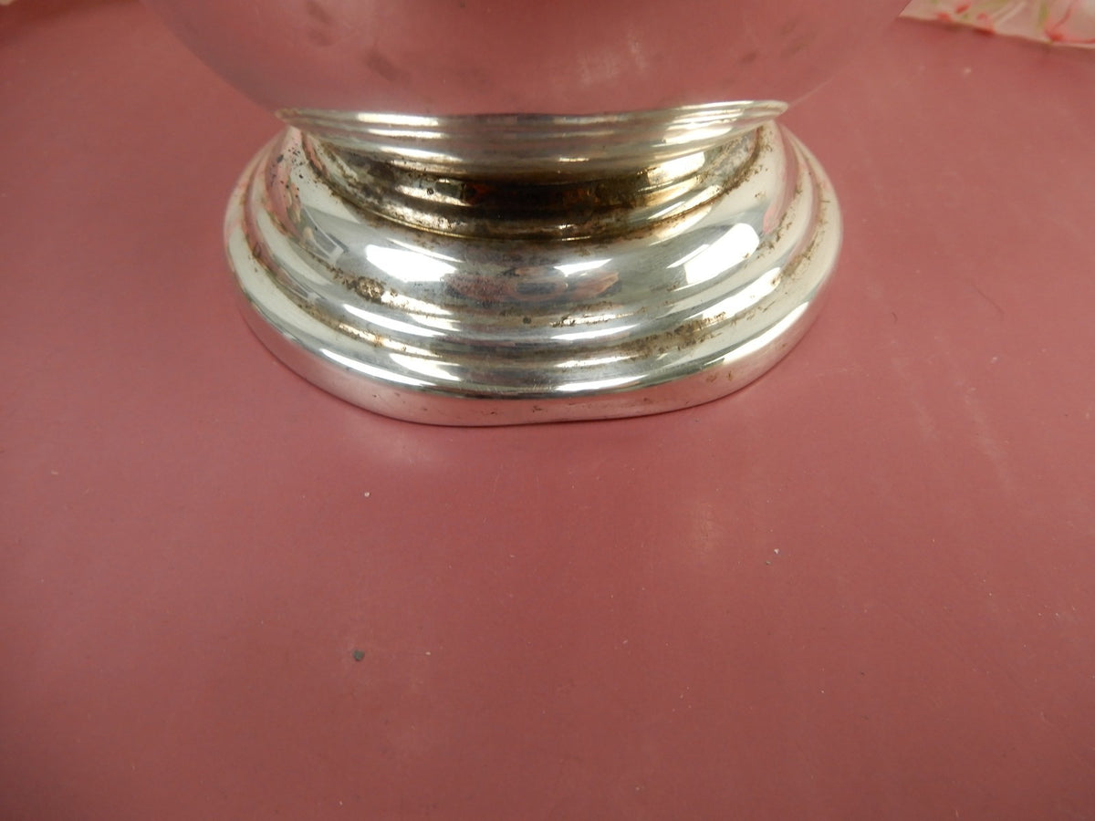 Vintage Wm Rogers & Son "Spring Flowers" Water Pitcher