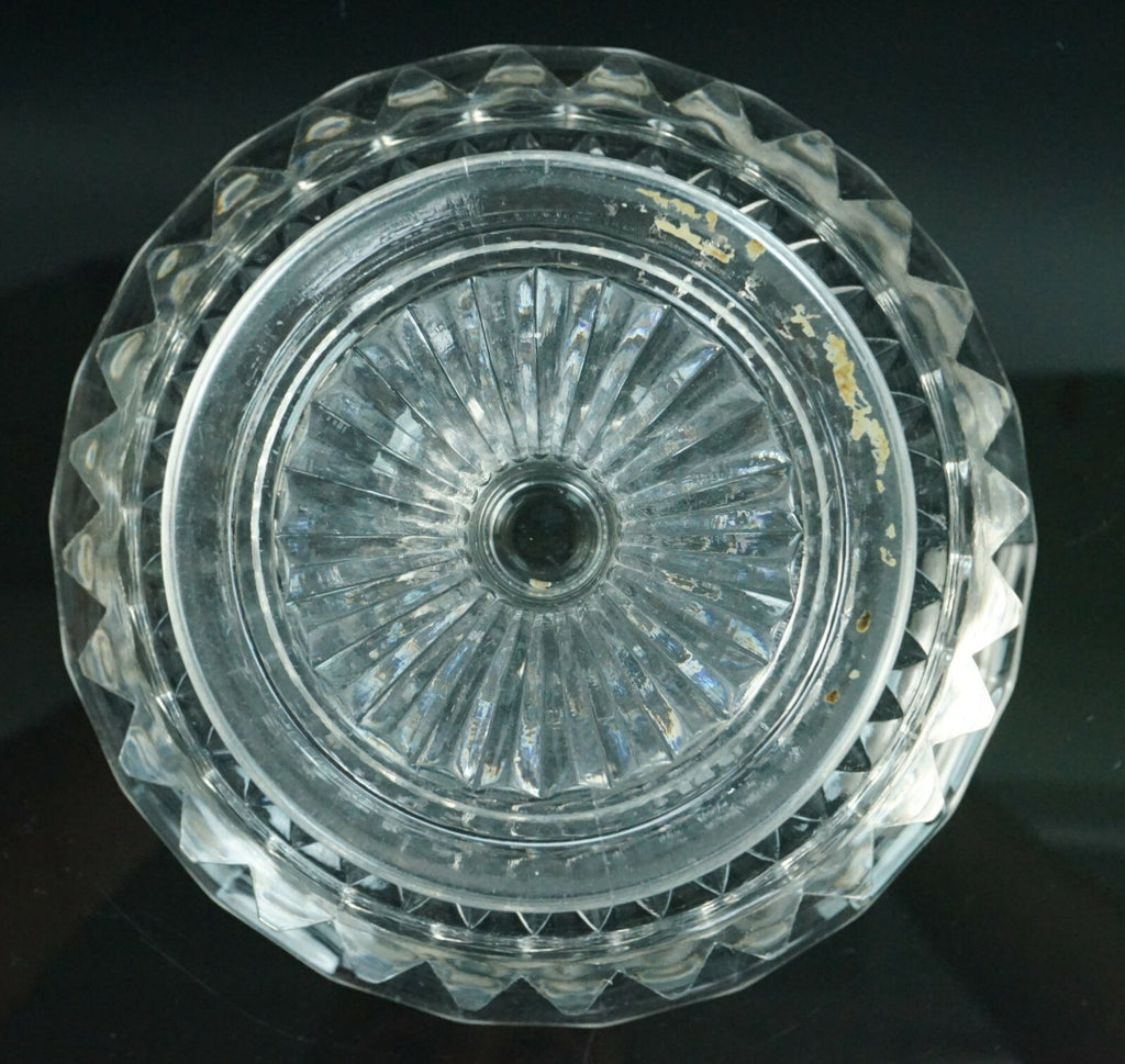 vintage Pressed Glass Pedestal Compote Candy Dish/Bowl Home Decor