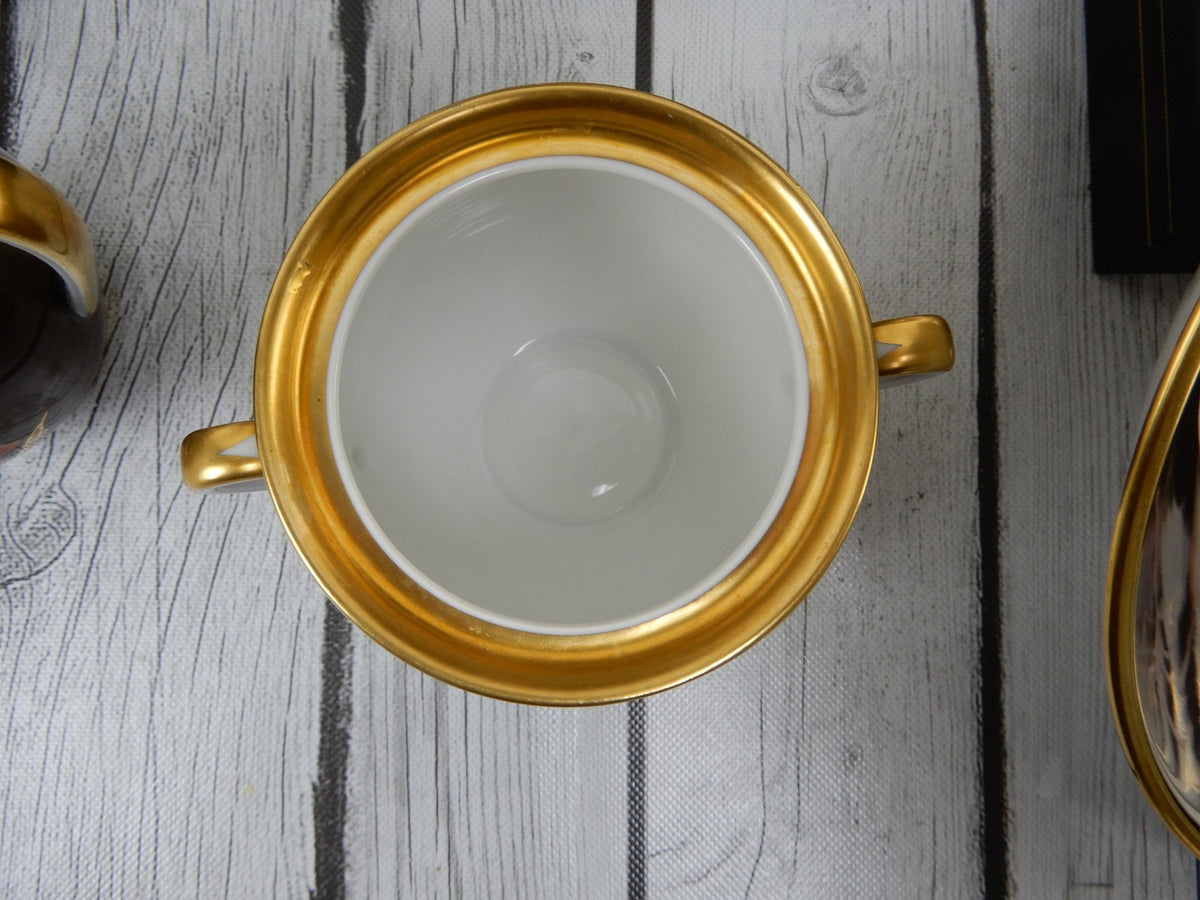 Furstenberg Germany Dinnerware Set: Platter, Sugar, Creamer, Veg & Gravy