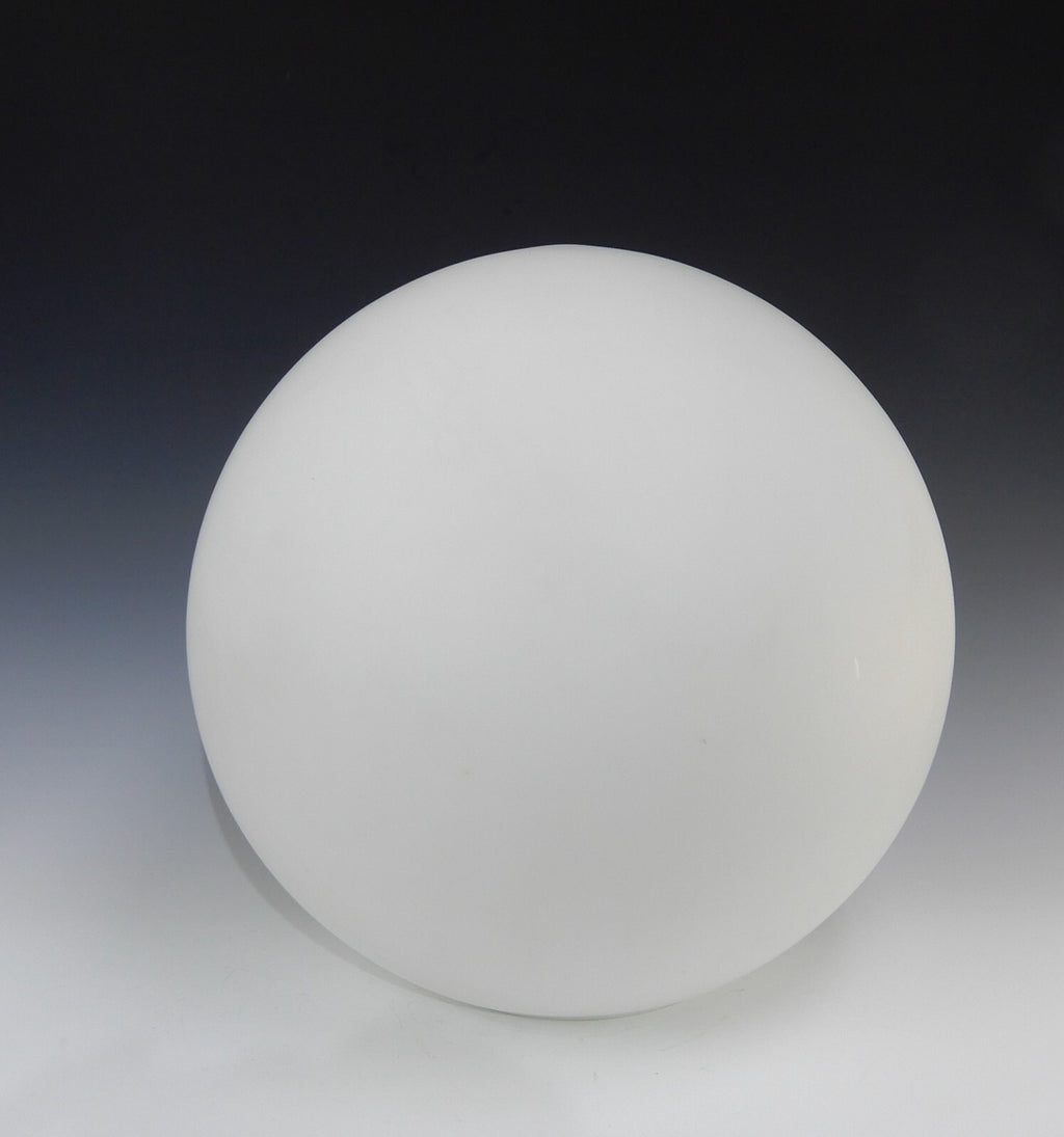 Vintage Neckless Milk Glass Globe Lamp Replacement  Shade 16" Diameter