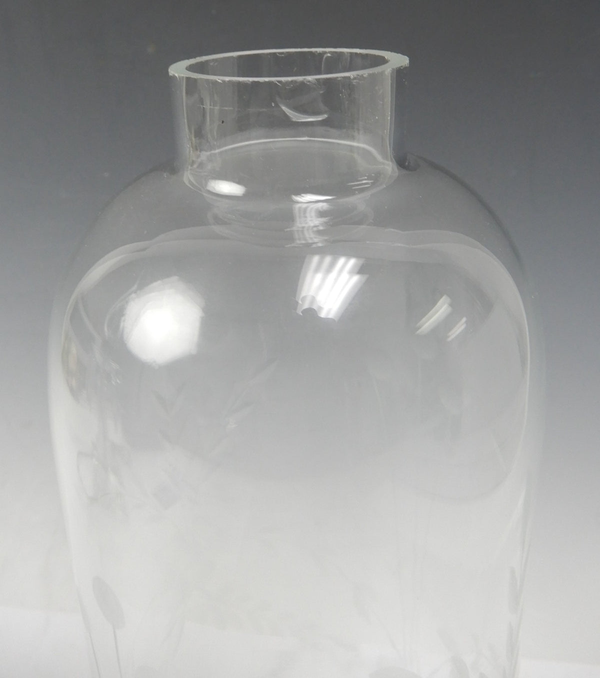 Vintage Crystal Regency Table Lamp W/Hanging Prisms 18-3/4" Tall