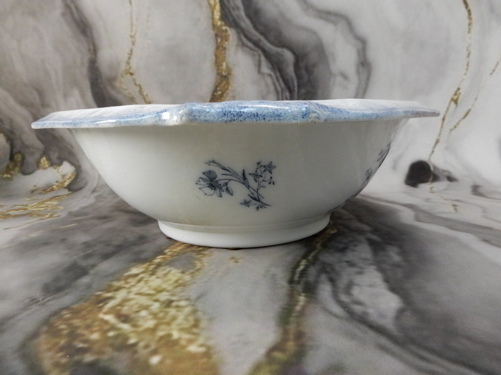 Antique WH Grindley Transferware Ironstone Wash Basin Bowl "Doreen Pattern"