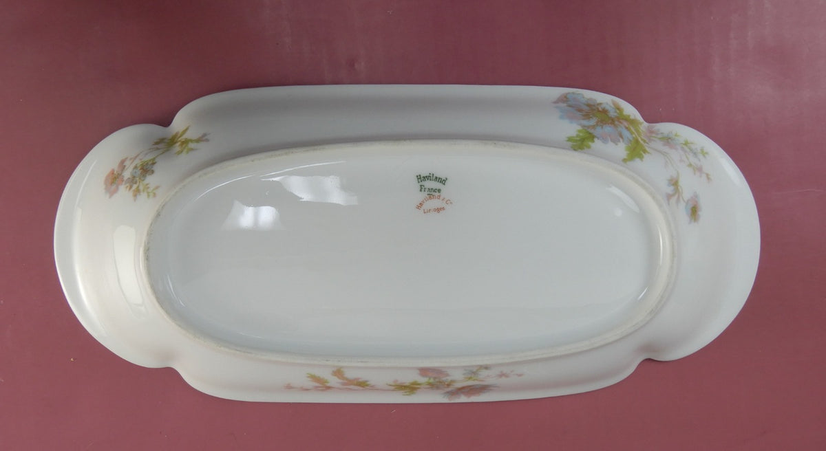 Theodore Haviland Limoges Schleiger 79 ~  16", 13-3/8" Platters, Relish Dish