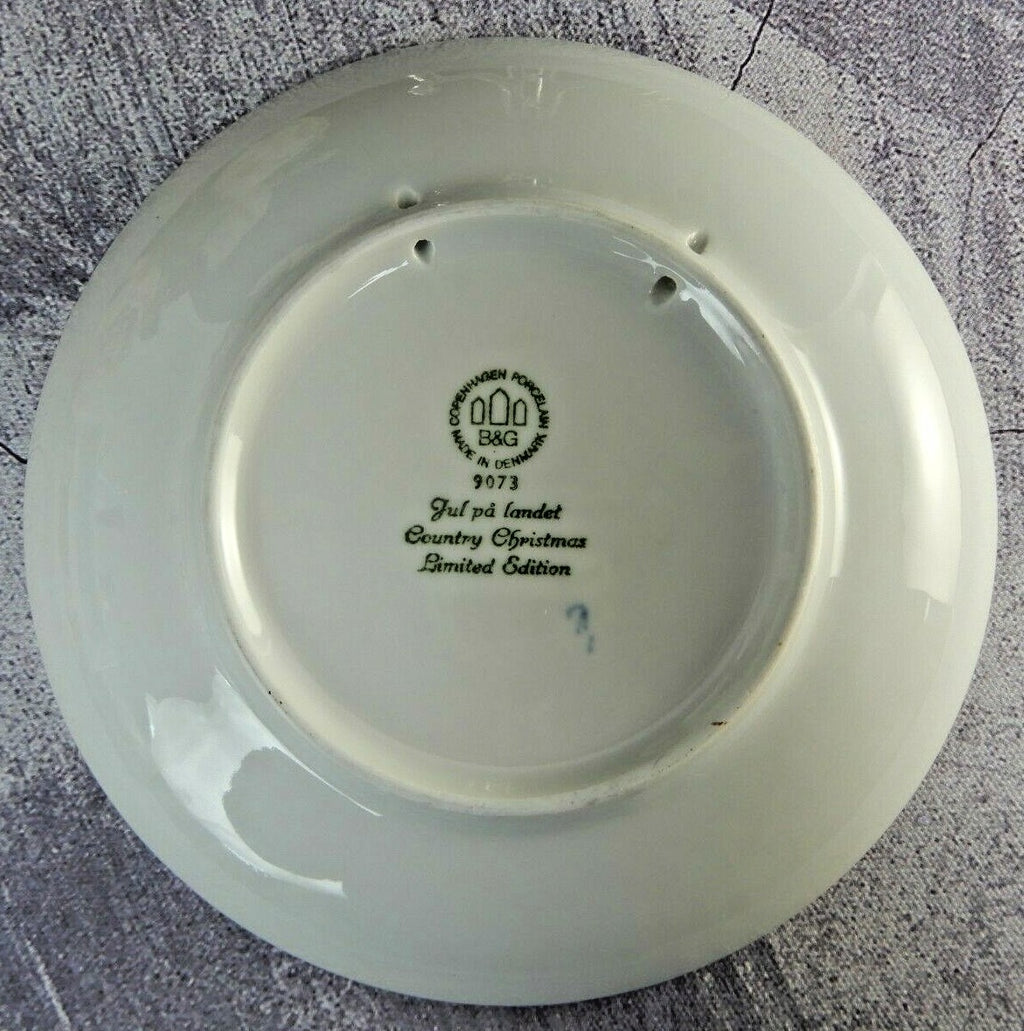 Set Of 5 Bing & Grondahl 1969, 1972-1975 Annual Christmas Decorative Plates