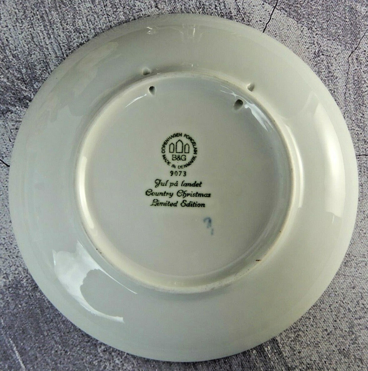 Set Of 5 Bing & Grondahl 1969, 1972-1975 Annual Christmas Decorative Plates