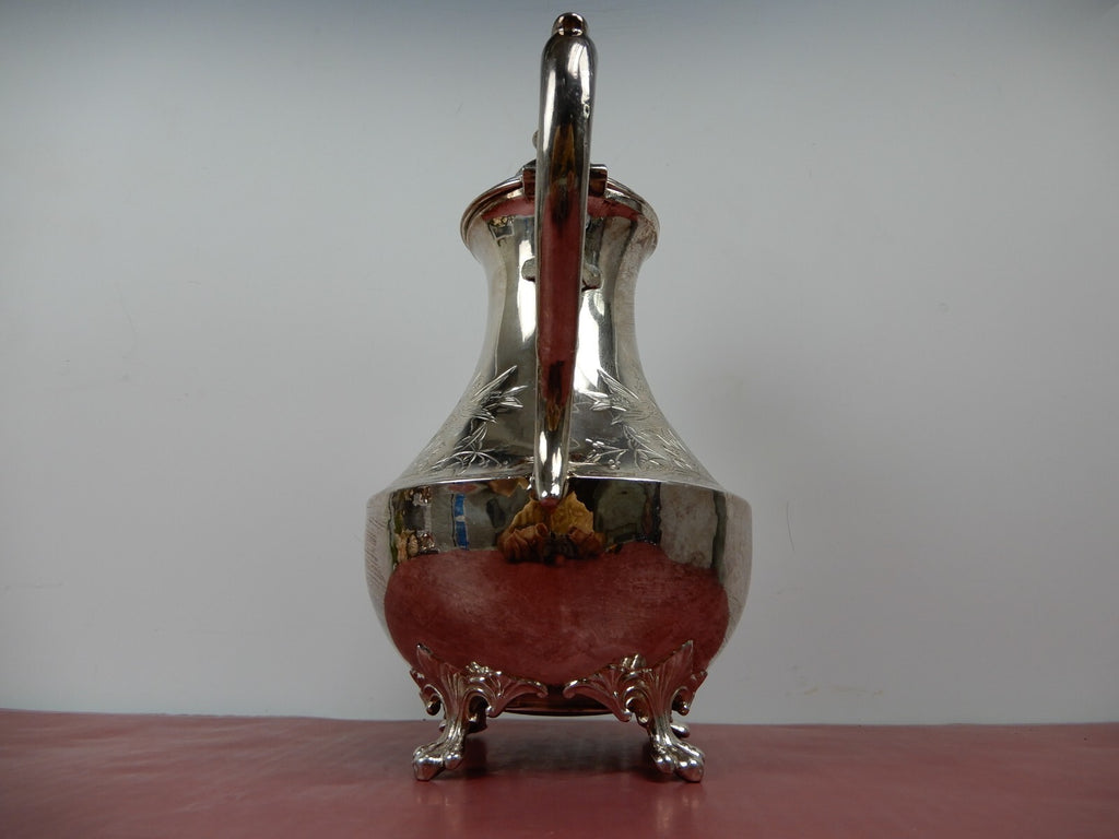 Vintage Atkinson Bros Series 9021 Model #2253 Silver-Plated Pitcher