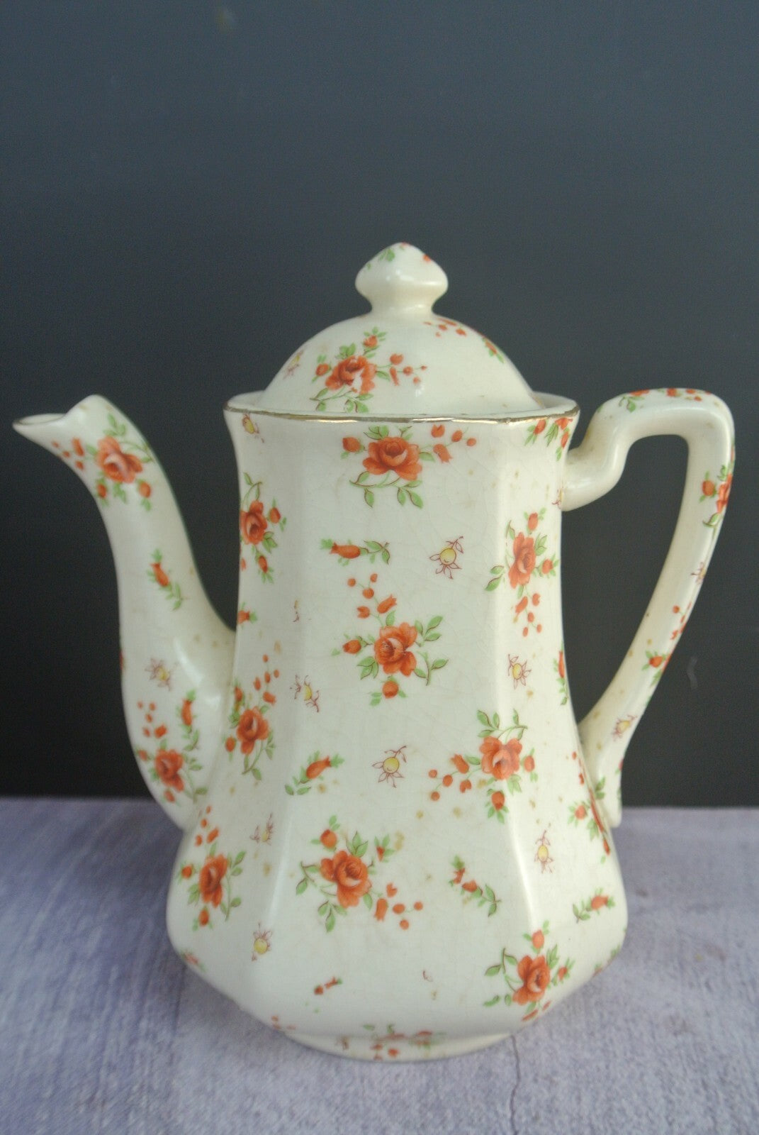Vintage 3 Piece Floral Tea Set By MM by Moriyama Morimachi Japan