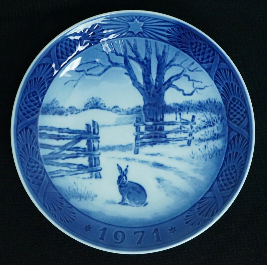 4 Royal Copenhagen Denmark Annual Christmas Plate 1968, 69, 70, 71 Kai Lange