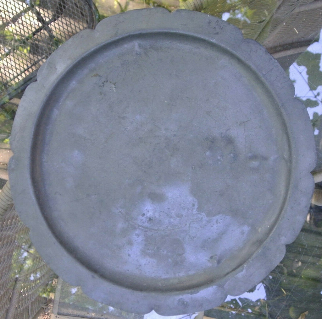Antique Pewter Plate Marked London 11" Diameter