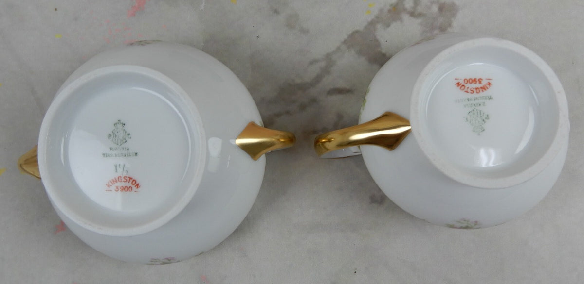 Vintage Tirschenreuth Bavaria Kingston Creamer,Sugar Bowl,Gravy Boat