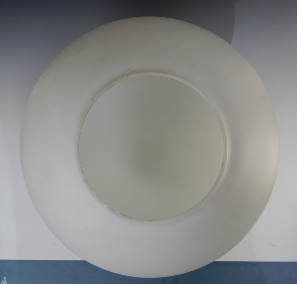 Vintage Neckless Milk Glass Globe Lamp Replacement  Shade 16" Diameter