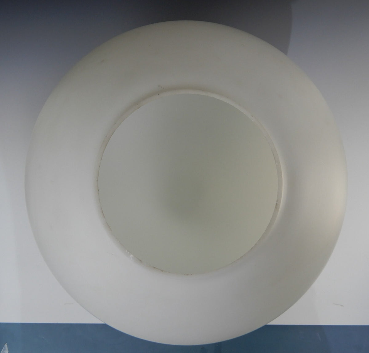 Vintage Neckless Milk Glass Globe Lamp Replacement  Shade 16" Diameter