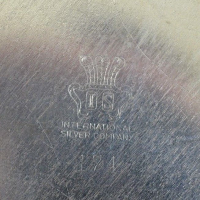 Vtge Pierced Tray Trivet By International Silver Company, #174, Silver Plated