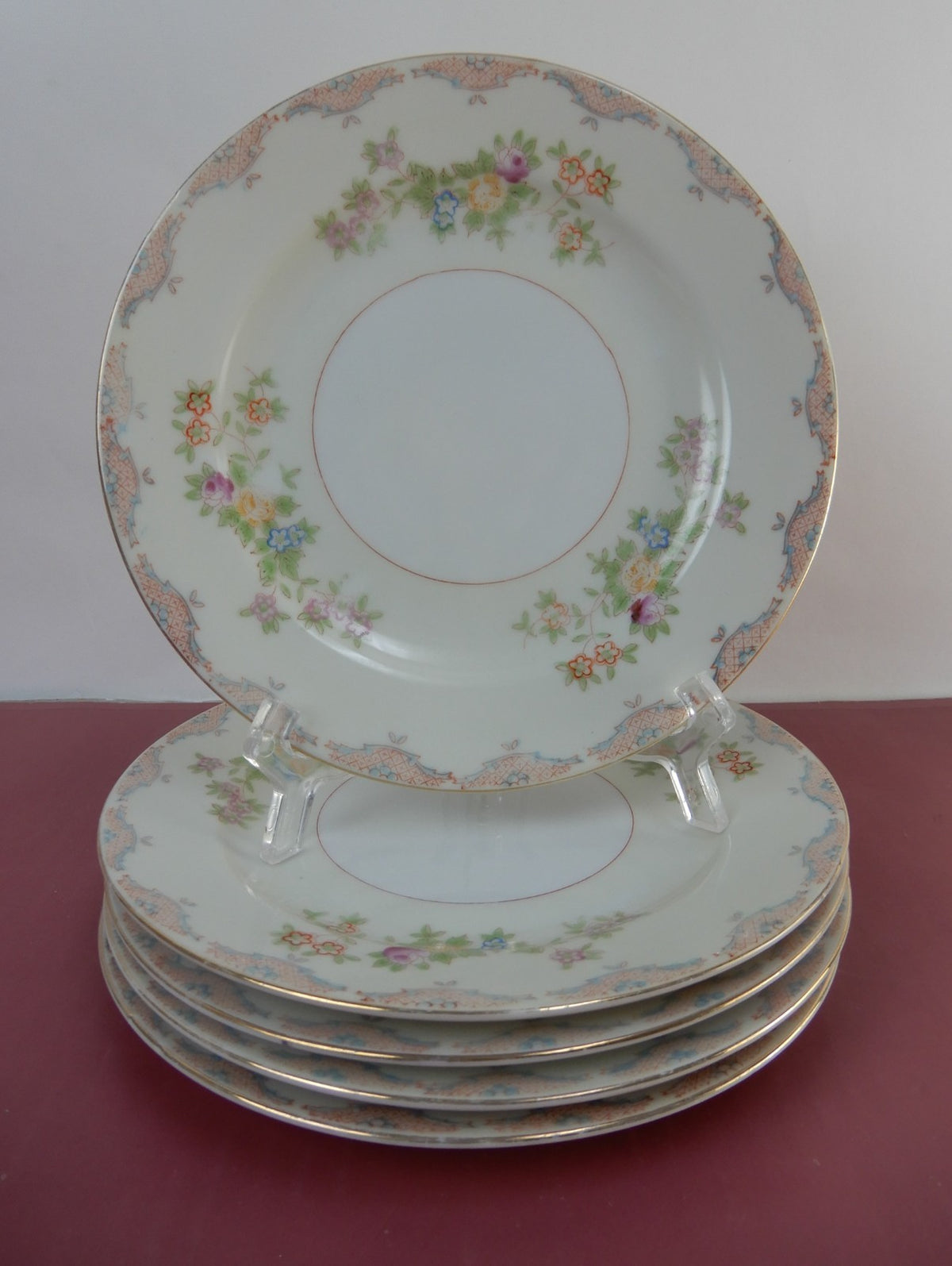 Vintage Set of 5 "Mayfair China" Made in Japan Salad Plates