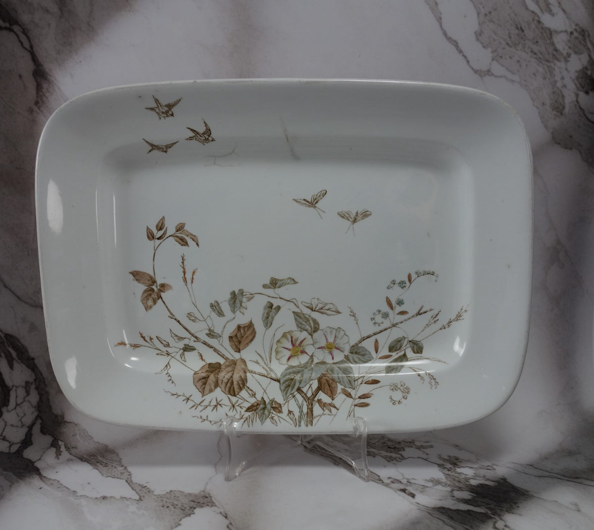 Antique Royal Ironstone China Alfred Meakin, England 15-3/4" Platter