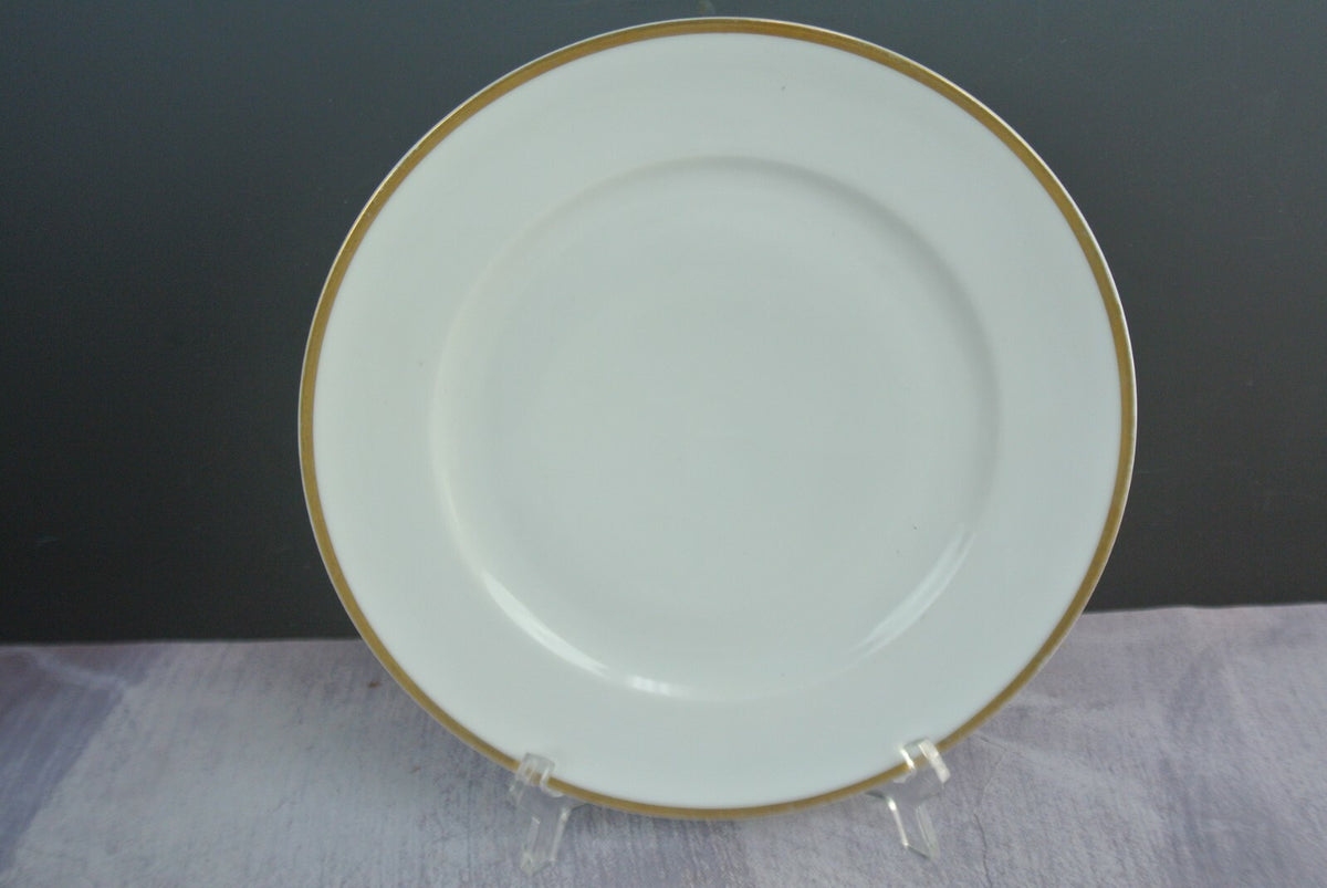 Vintage O&EG Royal Austria Meridian Gold Trim Luncheon Plates Set Of 5