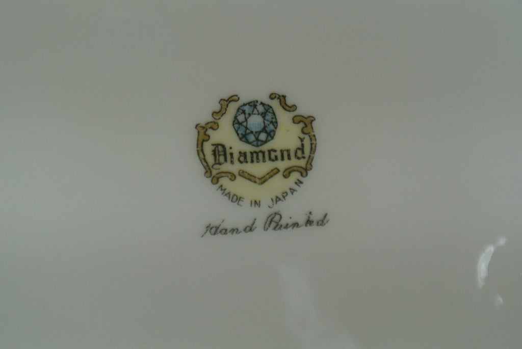 Vintage Diamond Made in Japan Hand Painted Vegetble Bowls