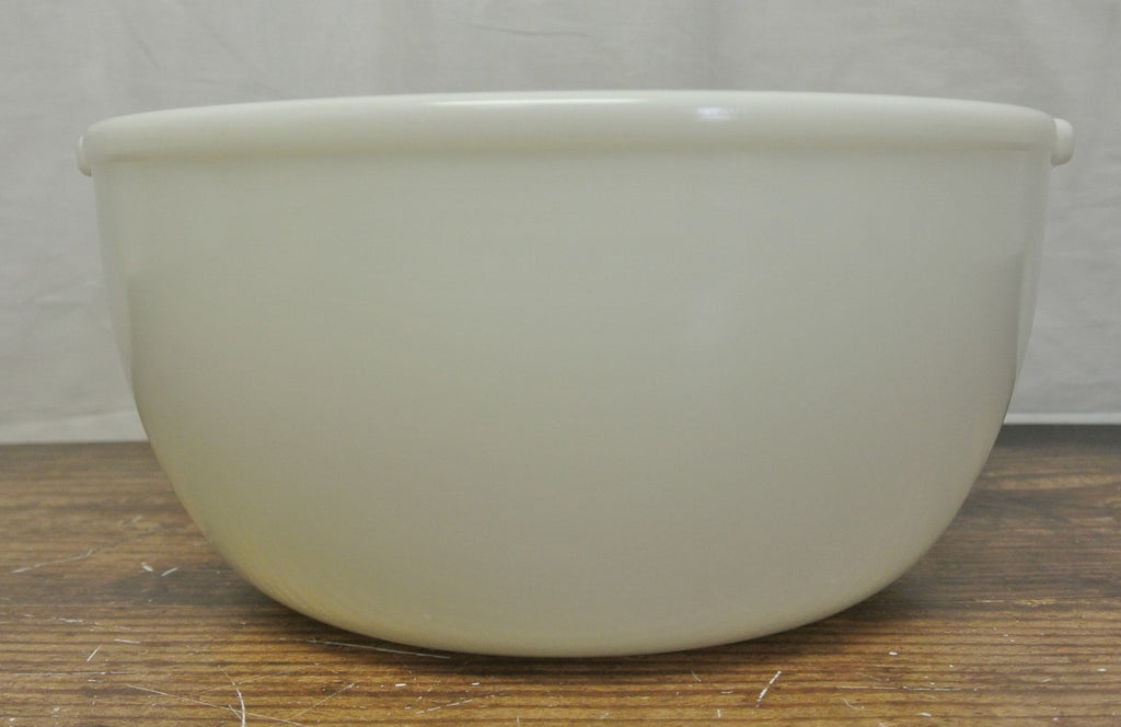 Vintage White Milk Glass Large Mixer Bowl