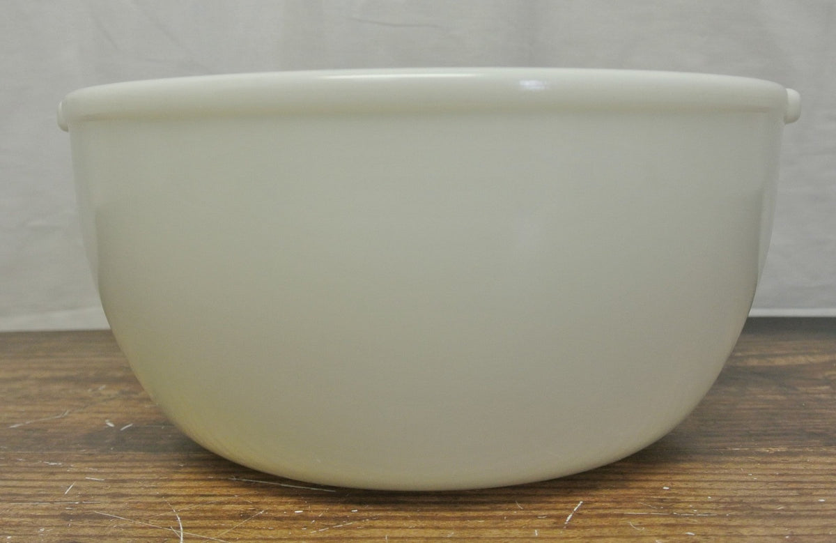 Vintage White Milk Glass Large Mixer Bowl