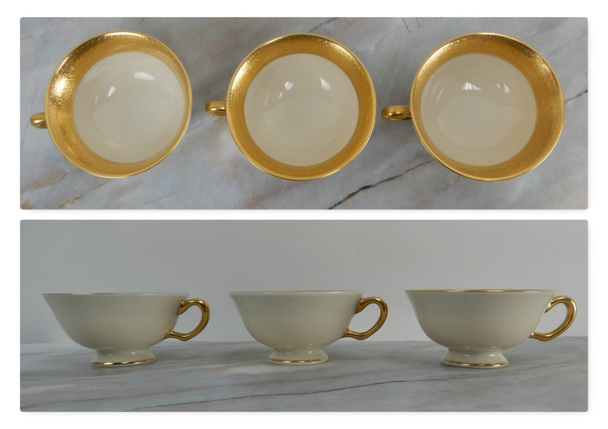 Set of 3 Vintage Lenox Westchester Replacemet Cups NO SAUCERS