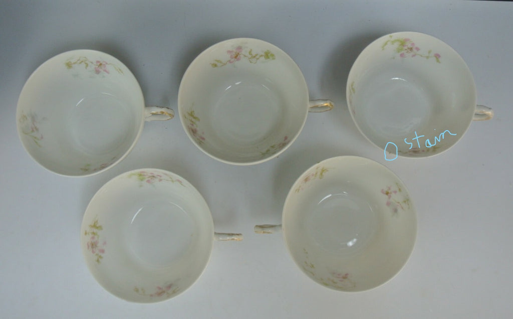 Theodore Haviland Limoges France Set of 5~ Cups No Saucers