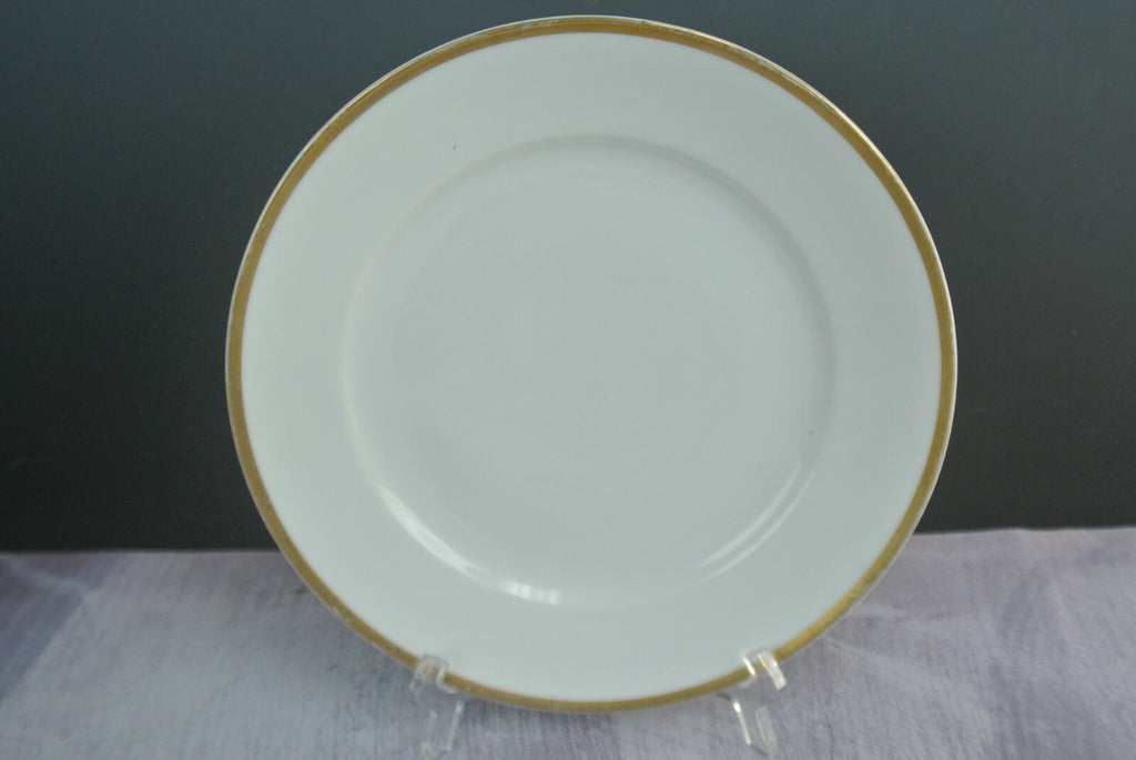 Vintage O&EG Royal Austria Meridian Gold Trim Luncheon Plates Set Of 5