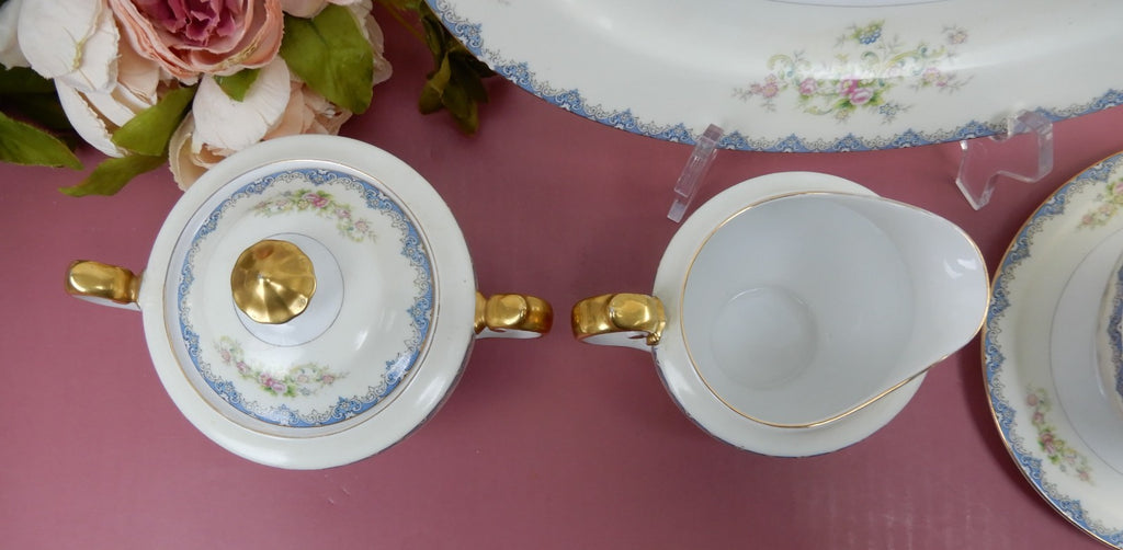 Set of Six Serving Pieces Meito China N.S.P.(Nagoya Seito Porcelain) Japan