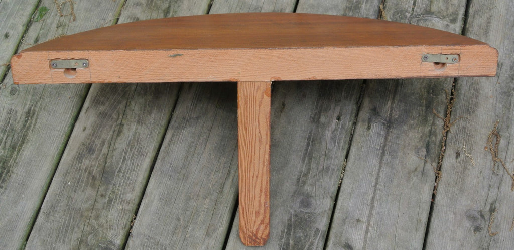 Vintage Heavy Wall Wood Shelf  24-1/2" Long