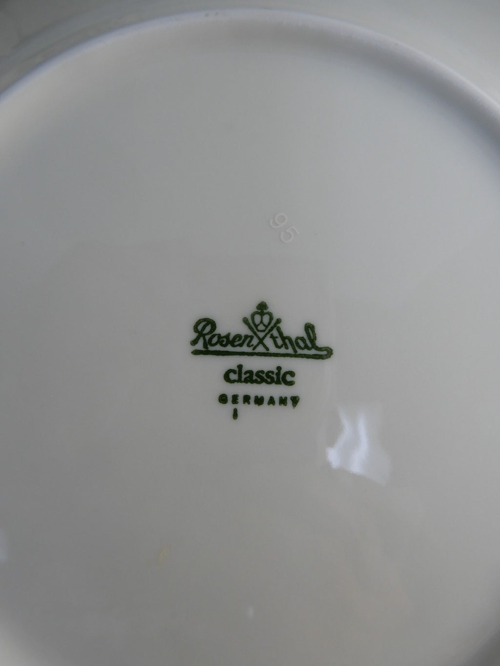 Rosenthal Classic Sanssouci Embossed Floral Set of  Four 8" Luncheon Plates