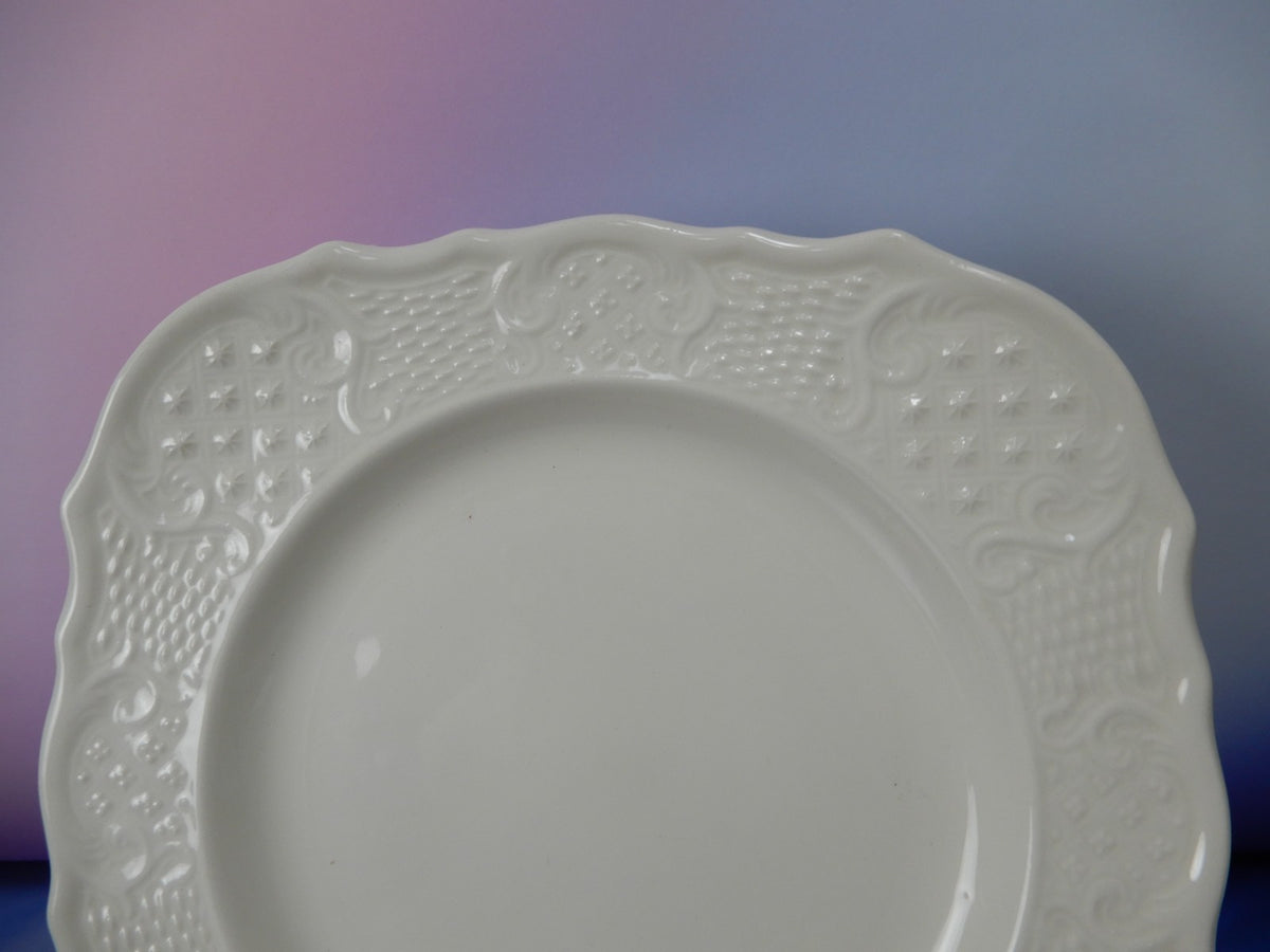 4 Salad Square Plates Canonsburg Pottery American Traditional Made in U.S.A