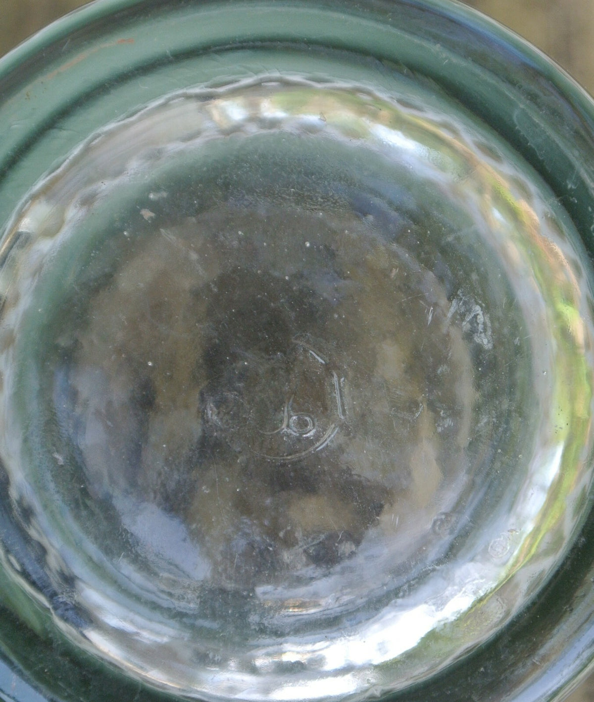 Set 4 Highball "Flower Festival" Green Geisha Glass Tumblers